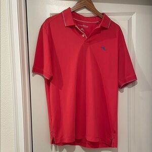 Tommy Bahama Vibrant Red Polo Shirt island modern fit large